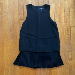 Theory - Pleated Tunic top - size P